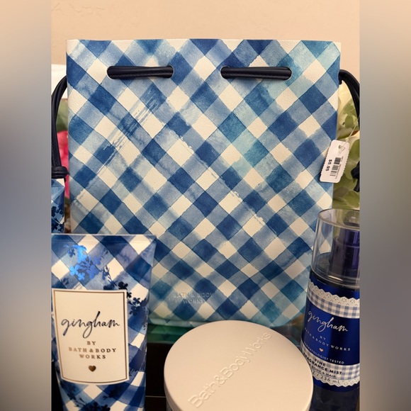 🆕💙 BATH & BODY WORKS “GINGHAM” 5-PIECE COLLECTION. BRAND NEW FULL SIZE! - Picture 10 of 10